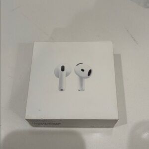 Apple AirPods 4 with Wireless Charging Case - White